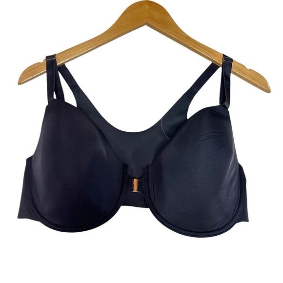 NWT Soma 38DD Vanishing 360 Perfect Coverage Front Close Bra Black - Picture 2 of 5